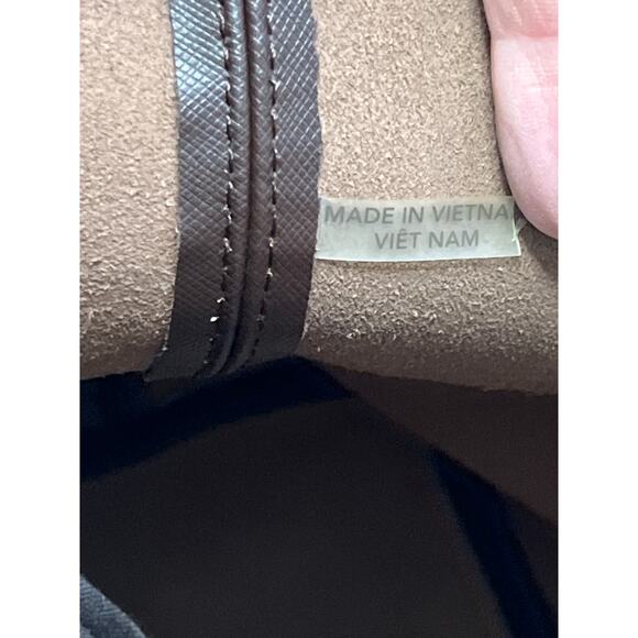 Coach Metro Tote F24341 Brown PVC Leather Trim Shoulder Bag Missing Hangtag - Picture 7 of 16